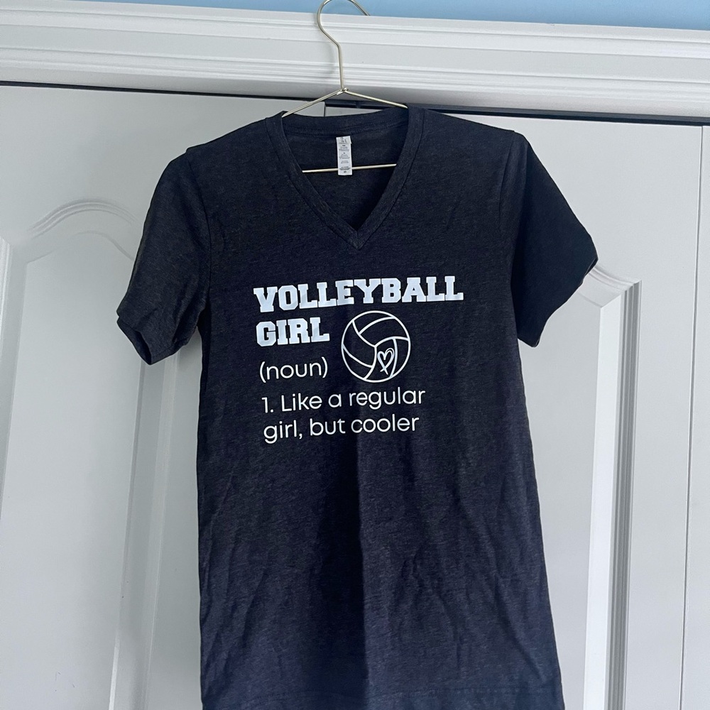 Volleyball women’s Black T-Shirt